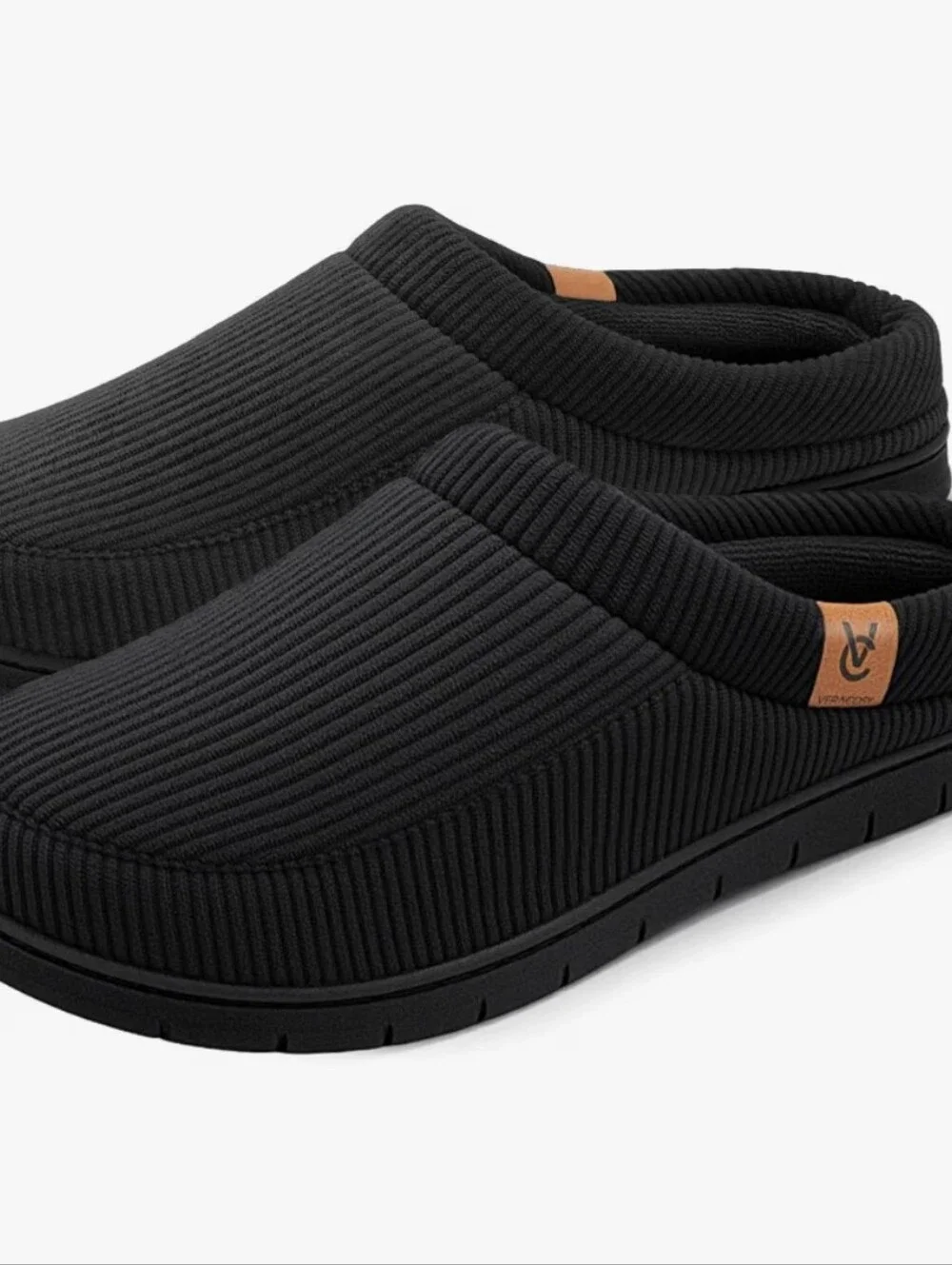Men's Memory Foam Slippers Comfy Durable Moccasin House Shoes